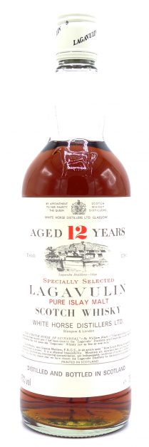 White Horse Distillers Single Malt Scotch Whisky Lagavulin, 12 Year Old 750ml
